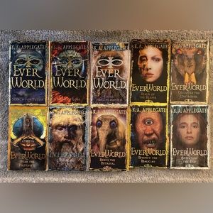 EverWorld Ever World Book Series 1-8, 11-12 KA Applegate